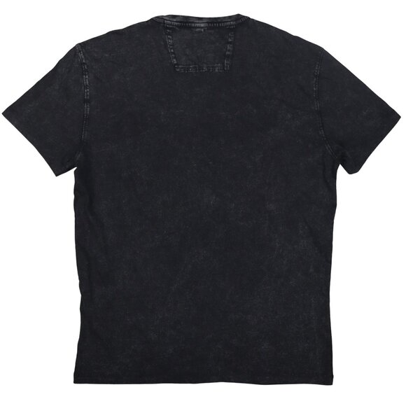 John Varvatos Crew Neck Short Sleeve Graphic Men's Fashion T-Shirt M NWT Black - Picture 2 of 2